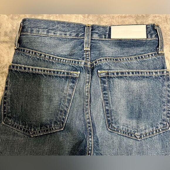 RE/DONe Denim!COMFORT STRETCH HIGH RISE STOVE PIPE ButtonUp Jeans Size 23 - Picture 5 of 14